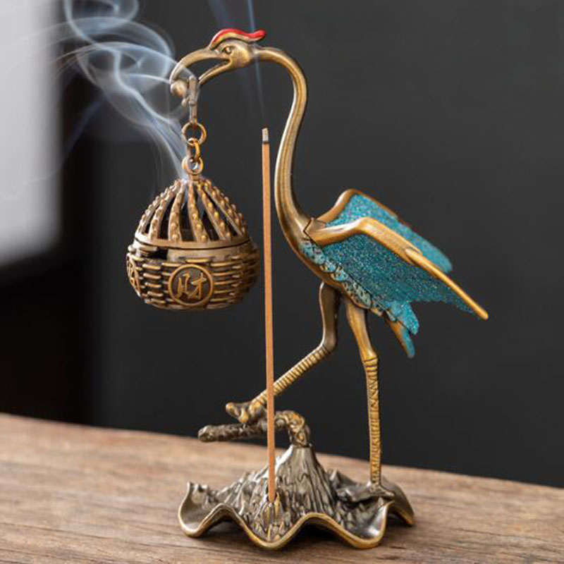 Home Fragrance Lamp - アロマテラピー用の金属製吊りバスケット,香炉,香炉,書斎,茶室,室内装飾