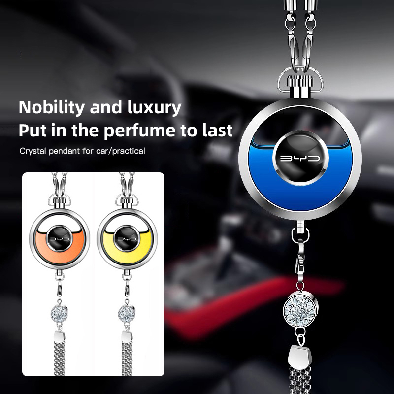 Diffuser Necklace Locket - 車用香水ペンダント芳香剤ディフューザー消臭剤アロマセラピー BYD EV シールドルフィン DM-i ATTO