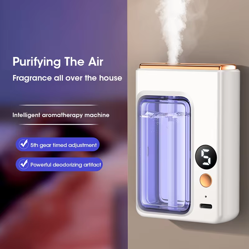 Home Fragrance Aroma - 40ML 自動ホームフレグランスマシン エッセンシャルオイルディフューザー ネブライザー 香水香りマシン キッチンとトイレの消臭に