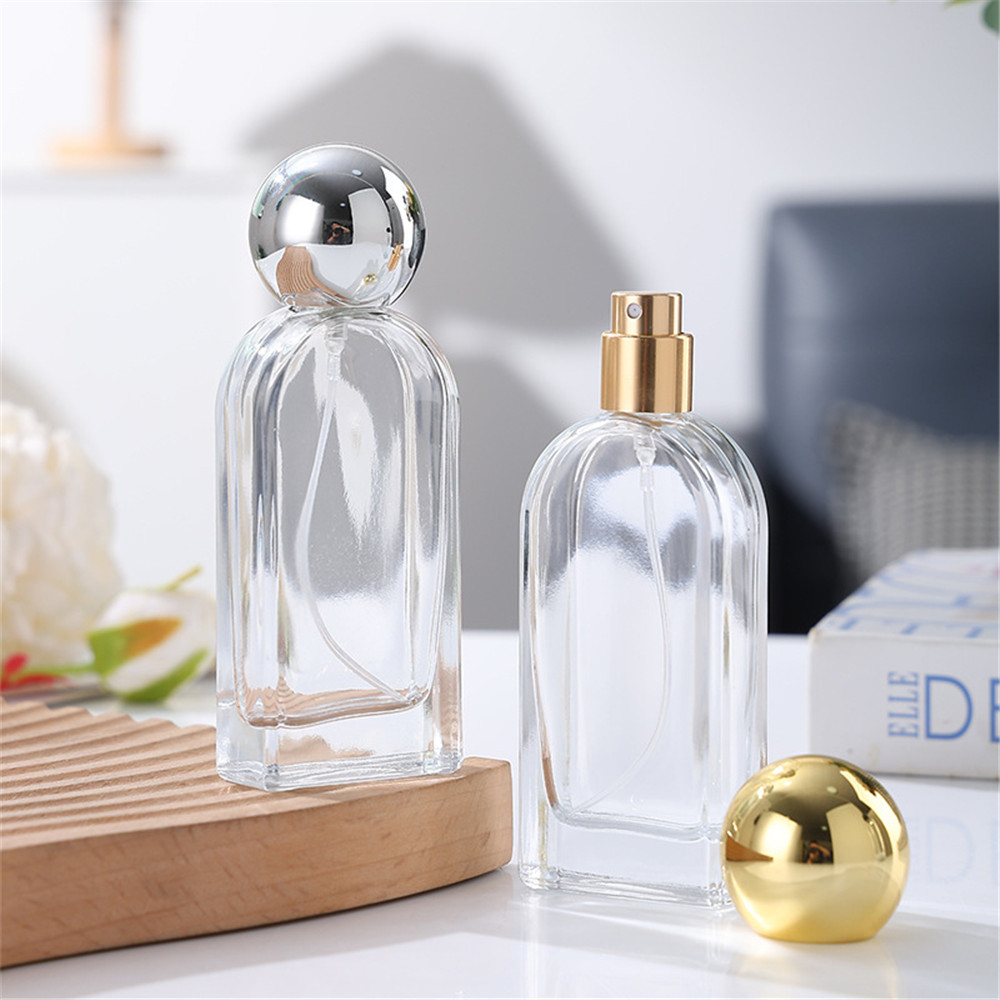 Home Fragrance Units - スプレーボトル 透明ガラスボトル 詰め替えボトル プッシュ式 家庭用 個人用