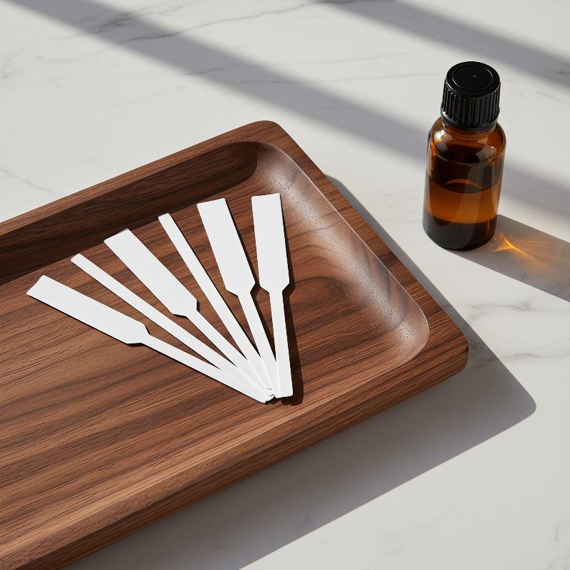 Home Fragrance Us - 100枚入り耐久性のある紙製プレミアム吸収性香水テストストリップ、厚手で香料テスト、香水作り、家庭用に最適