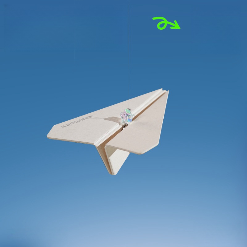 紙飛行機の香りディフューザー芳香車芳香剤ペンダントインテリア - Diffuser Necklace Locket のレビューと価格