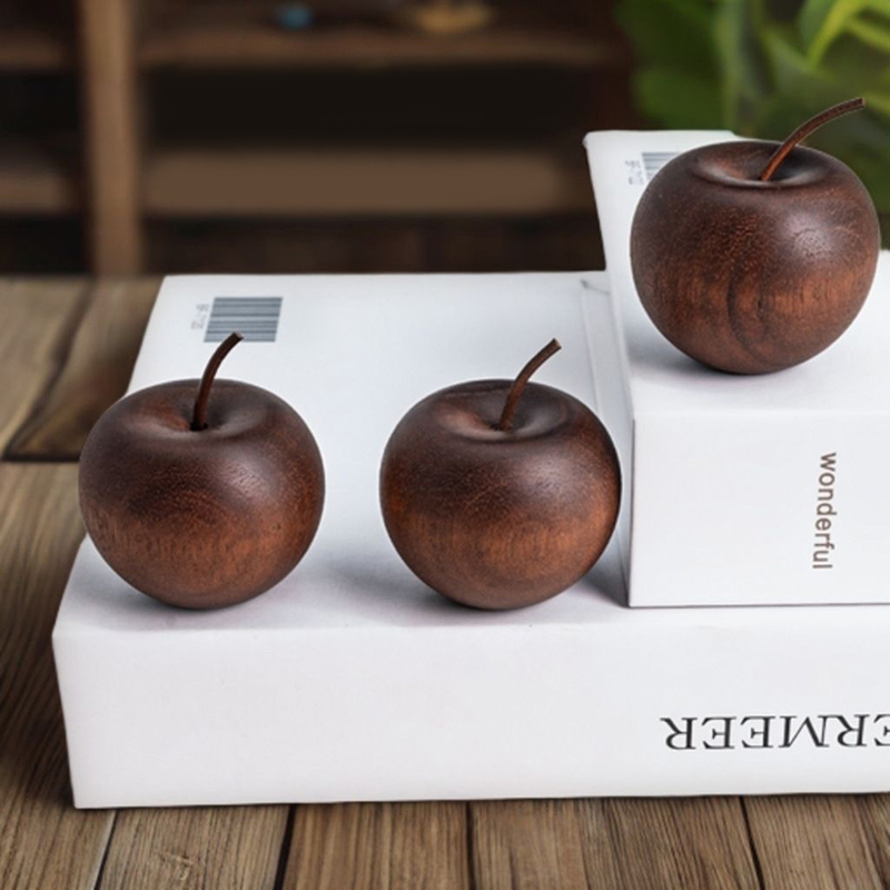 1 個の木製リンゴ型エッセンシャルオイルディフューザーフレグ - Home Fragrance Essential Oils のレビューと価格