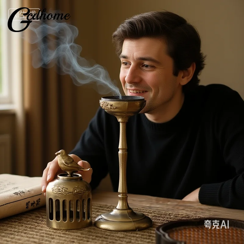 マテル・マグパイ・ホローランプ　白檀香炉　逆流香炉　茶室装飾 - Home Fragrance Lamp のレビューと価格