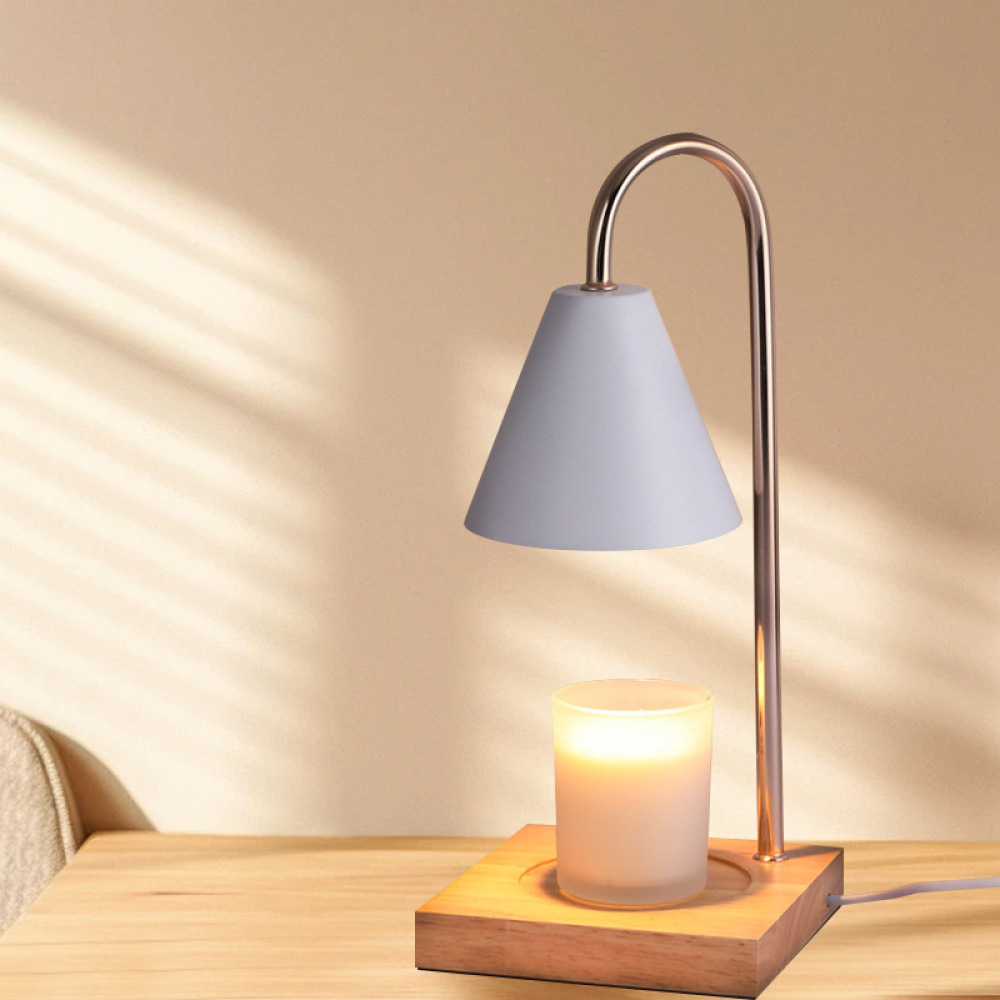 モダンなキャンドルウォーマーランプ 木製アロマメルター フレ - Home Fragrance Lamp のレビューと価格