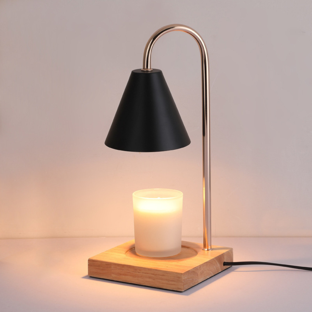 モダンなキャンドルウォーマーランプ 木製アロマメルター フレ - Home Fragrance Lamp のレビューと価格