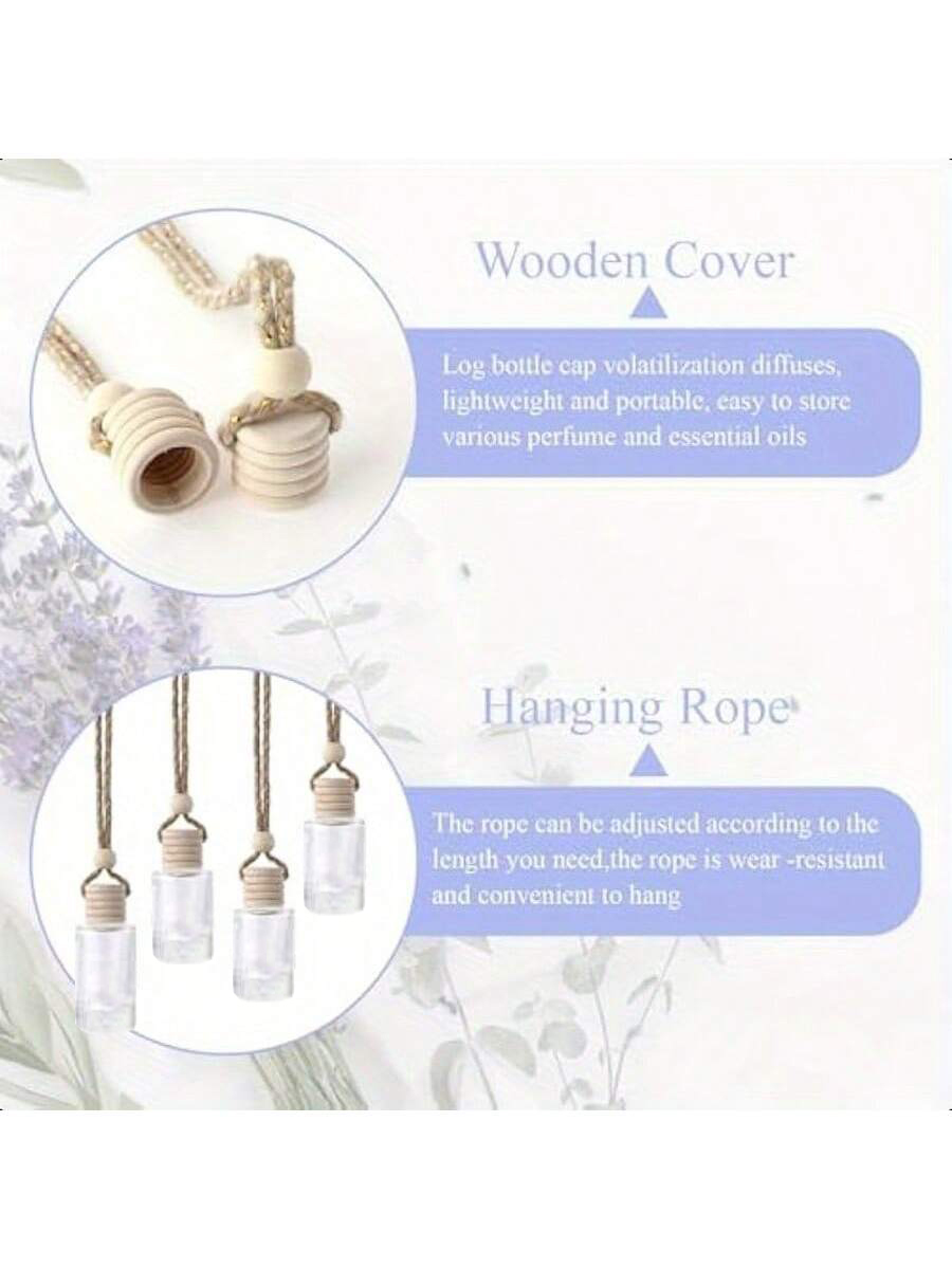 20 個ぶら下げ車芳香剤空の透明なガラスエッセンシャルオイル - Diffuser Necklace Locket のレビューと価格