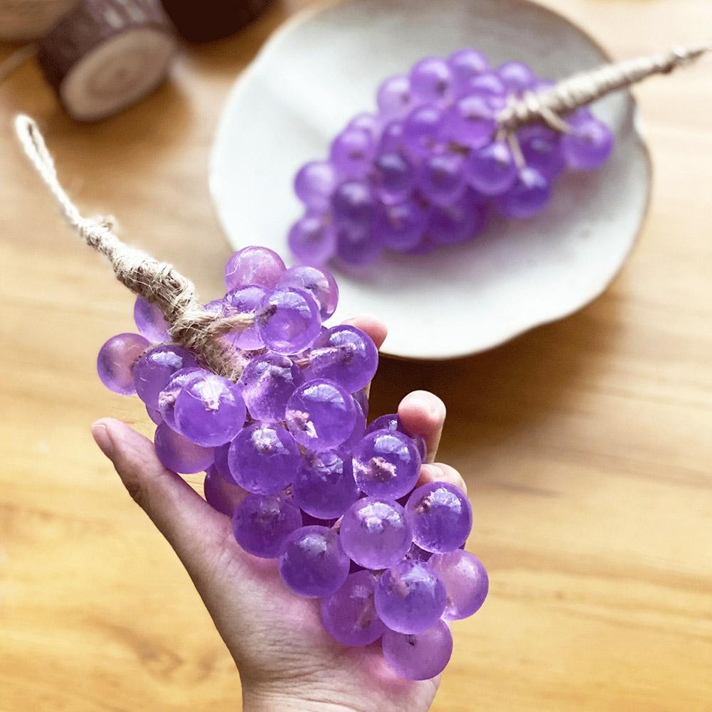 ロープ付きブドウ石鹸、手作りクリスタルブドウ石鹸、装飾石鹸バ - Home Fragrance Units のレビューと価格
