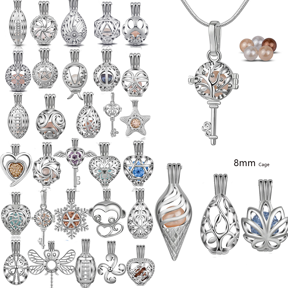 Eudora-シルバーカラーのパールペンダント,香水,アロマ - Diffuser Necklace Locket のレビューと価格