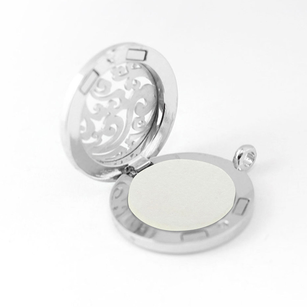 150枚入りアロマセラピーリフィルパッド、丸型コットン製エッ - Diffuser Necklace Locket のレビューと価格