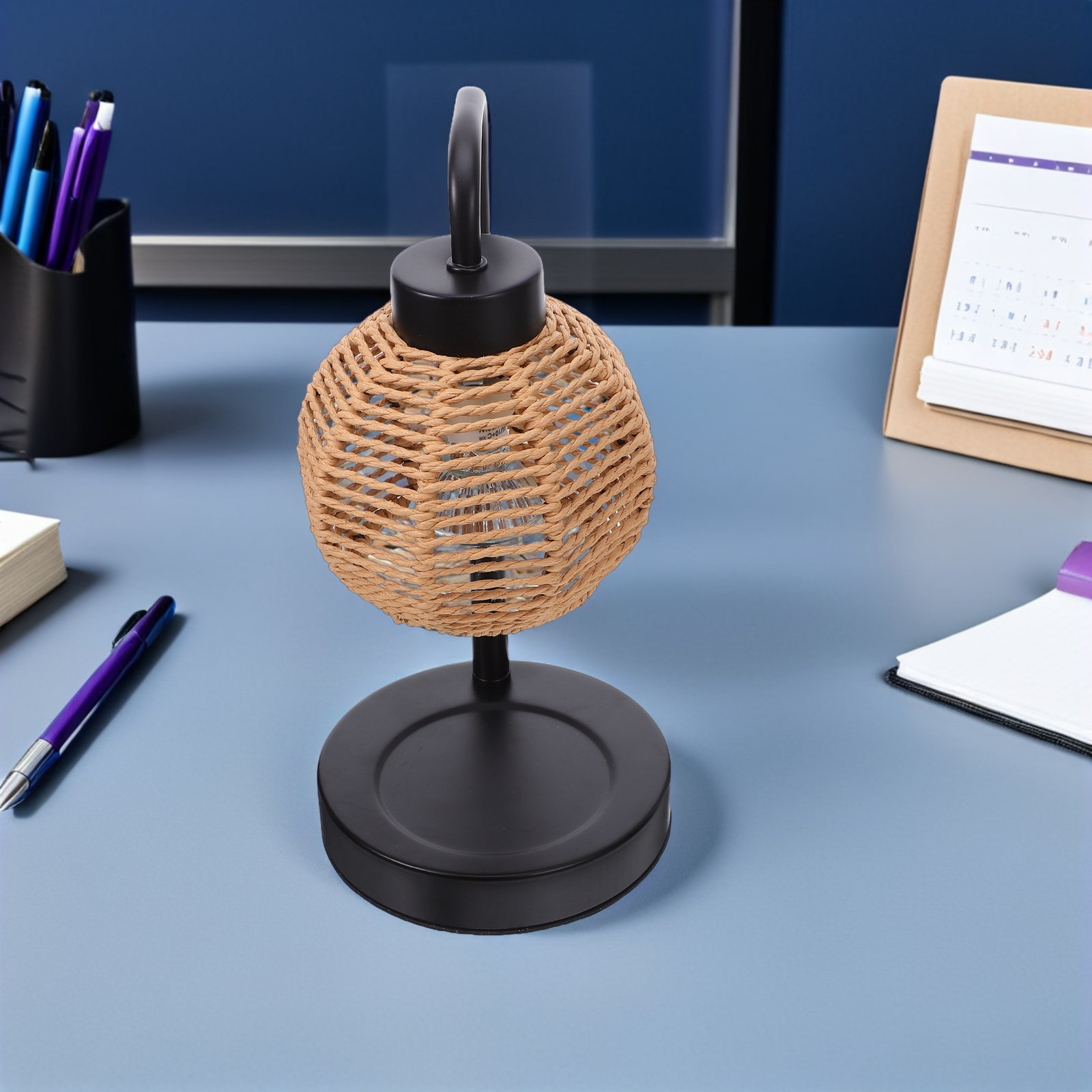 リネンシェード付き電気ワックスメルトウォーマーランプ、明るさ - Home Fragrance Lamp のレビューと価格