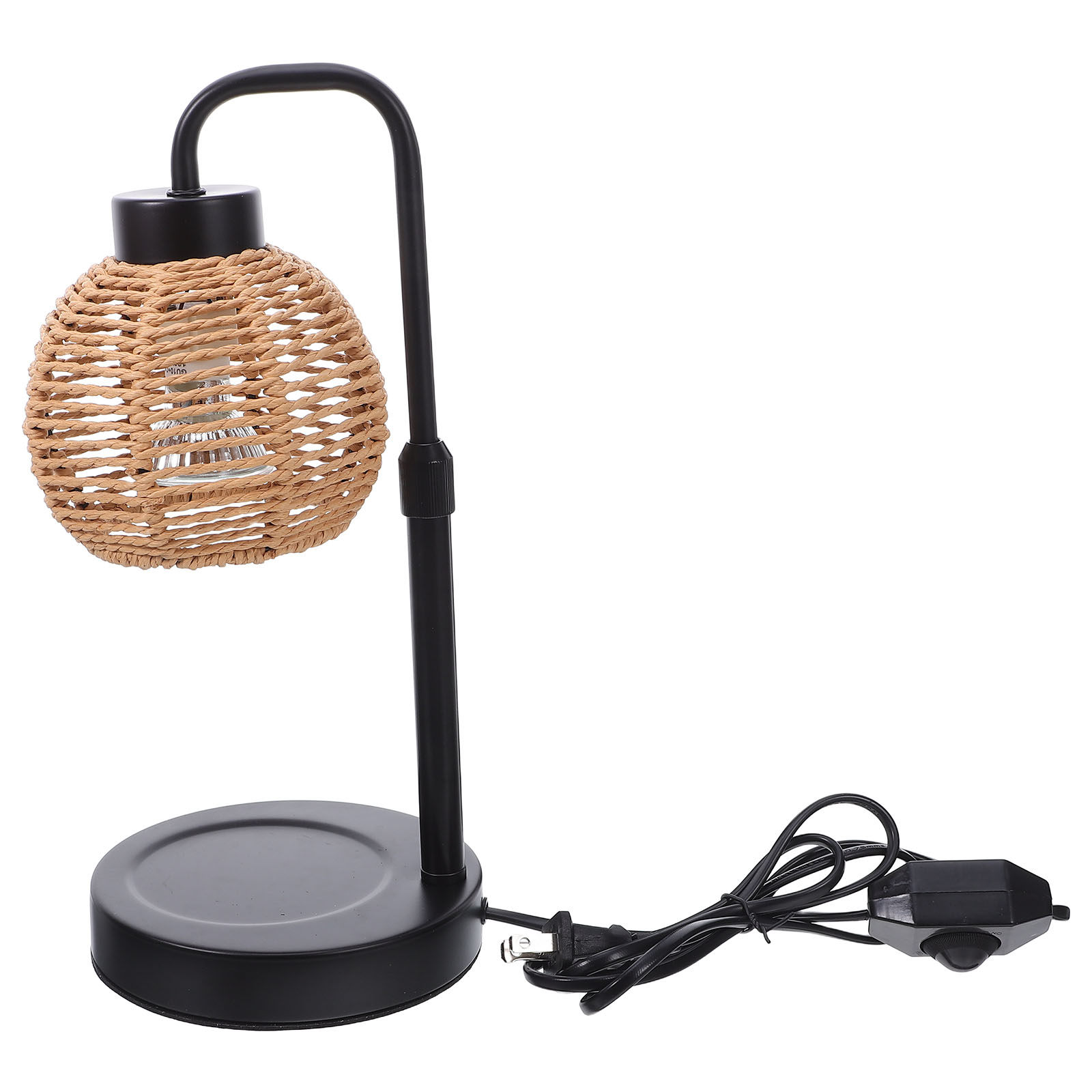 リネンシェード付き電気ワックスメルトウォーマーランプ、明るさ - Home Fragrance Lamp のレビューと価格