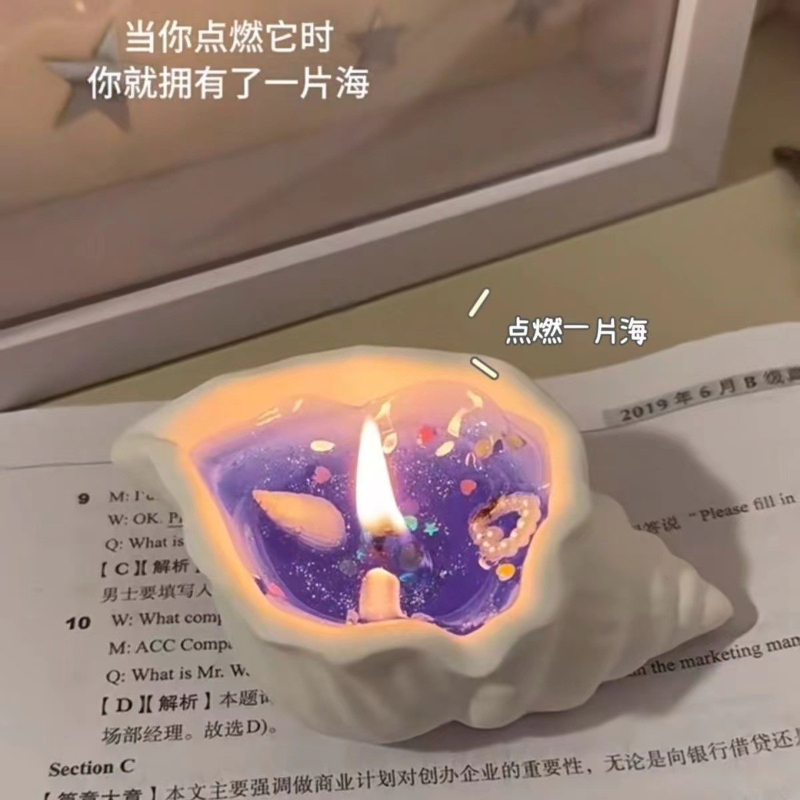 固形エッセンシャルオイルワックスメルト、クリエイティブな貝殻 - Home Fragrance Lamp のレビューと価格