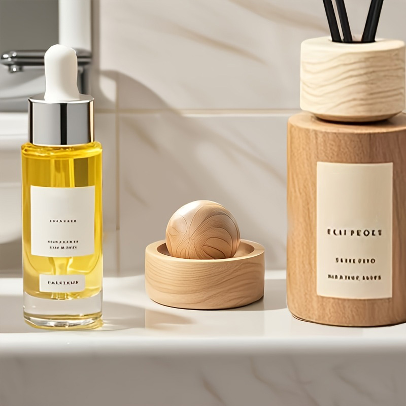 車＆家庭用エッセンシャルオイルディフューザー - 木製ミニキ - Home Fragrance H&M のレビューと価格