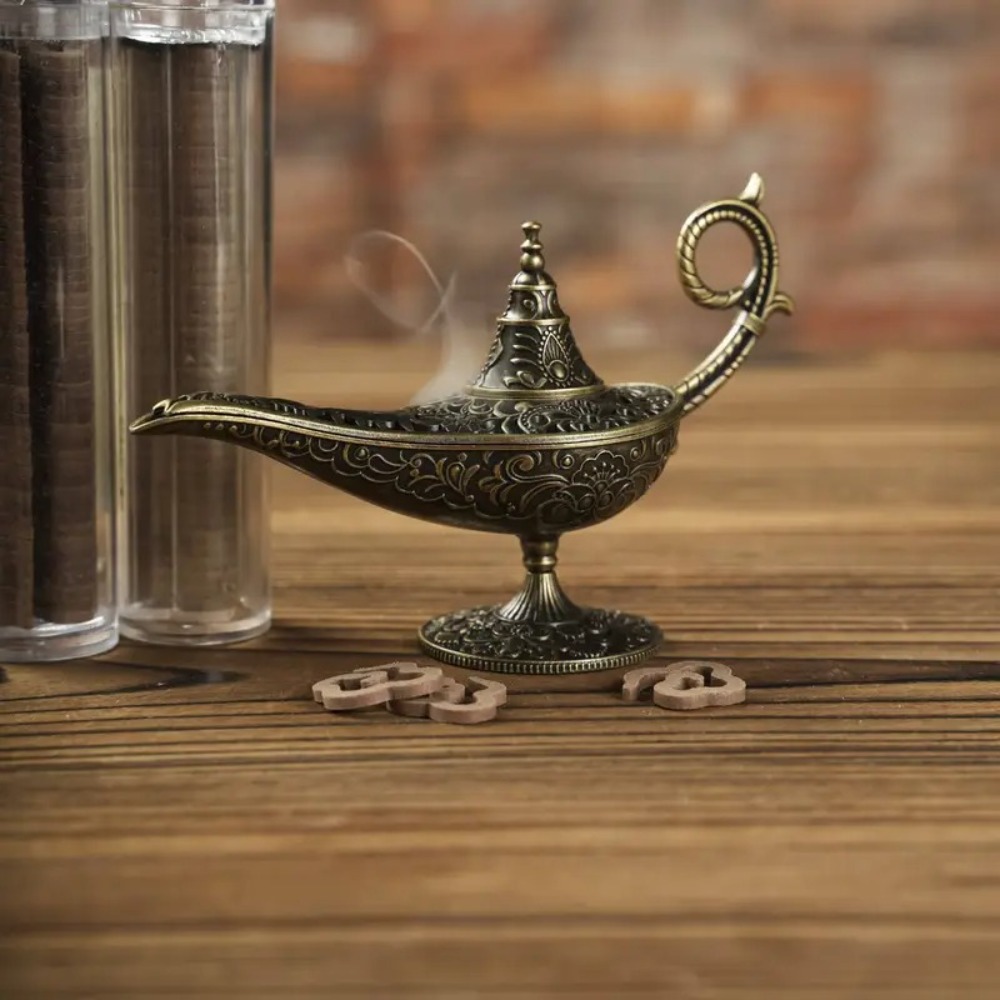 耐久性のあるアンティーク調の香炉、金属製空気清浄機、願いを叶 - Home Fragrance Lamp のレビューと価格