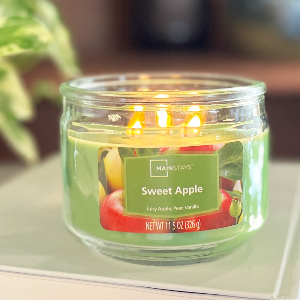 ブルーガラスジャー入りキャンドル、甘い香り、グリーン、11. - Home Fragrance Us のレビューと価格